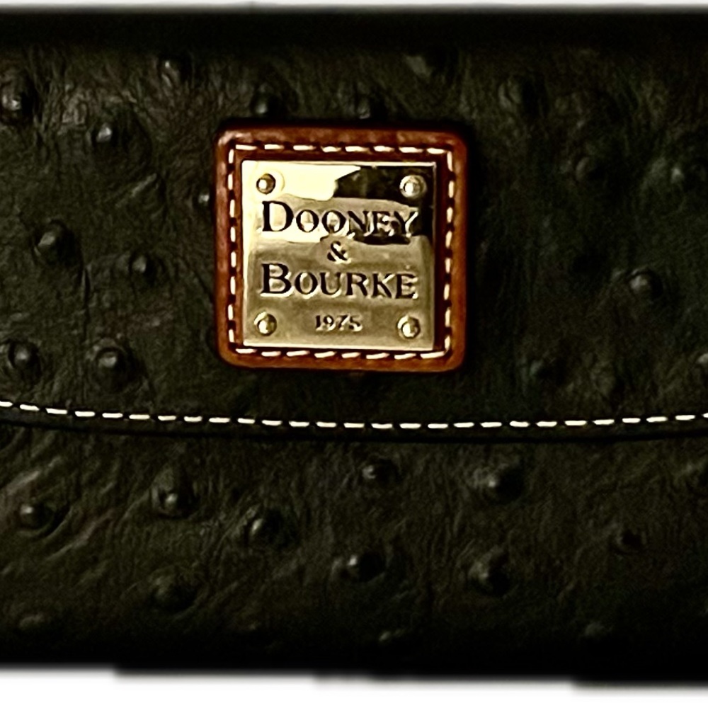 Dooney & Bourke Ostrich Continental Clutch Wallet - Picture 10 of 13